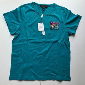 MARC JACOBS - MTV Music Television Womens MEDIUM Tee Brand NEW with Tags TEAL